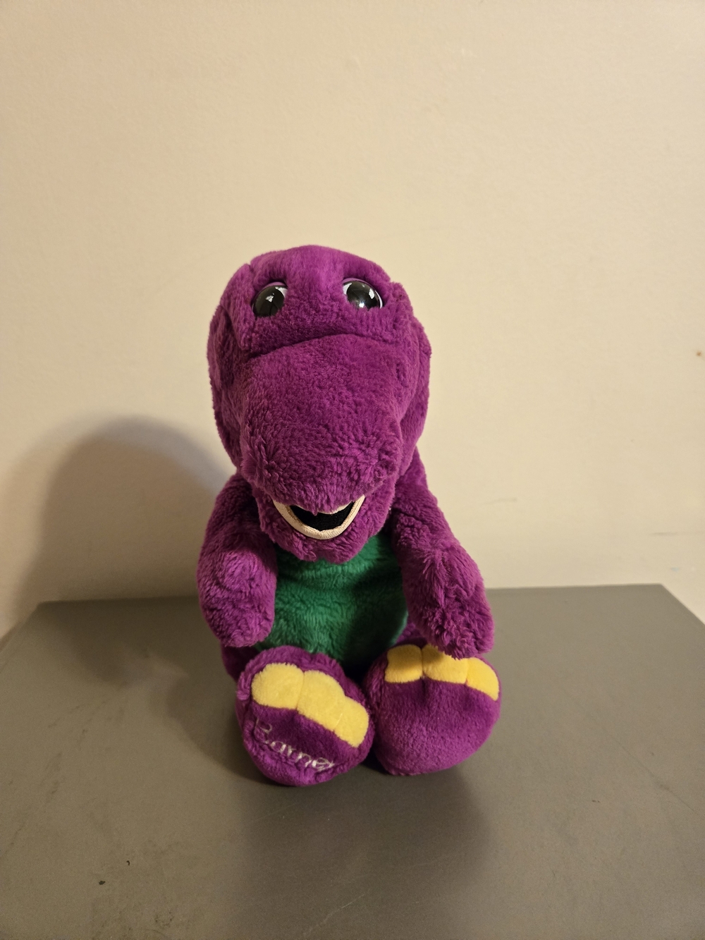 Vintage 1992 The Lyons Group Barney the Dinosaur 14" Plush Toy